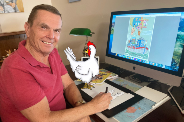 Trevor Allan, Cartoonist and Author.